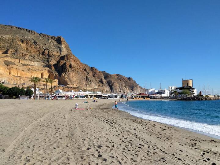 Playa Aguadulce Strand Roquetas De Mar Andalusien 360